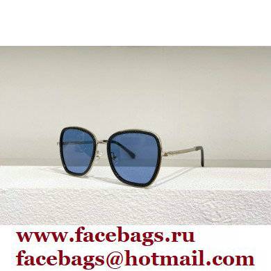 chanel Metal & Strass Square Sunglasses A71459 02 2022 - Click Image to Close